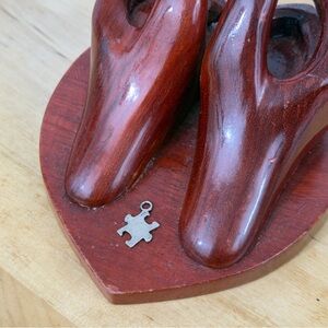 Sterling Silver Jigsaw Puzzle Piece Charm, Stamped 925 Bracelet/ Necklace Charm